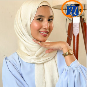 IVORY MUNA SATIN HIJAB