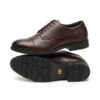 CAT brown leather formal shoes for men