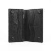 black leather long wallet for men men's long leather wallet