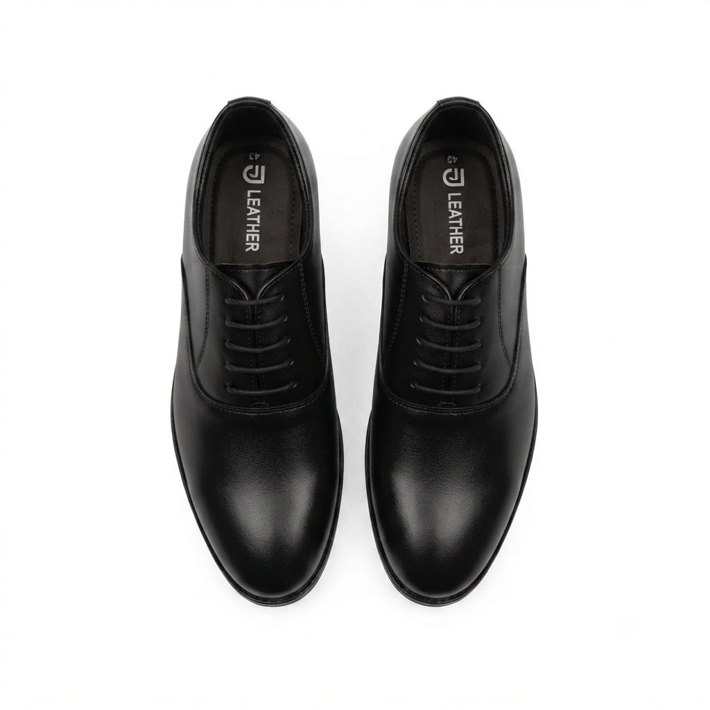 black leather formal shoes for men men's lace up dress shoes