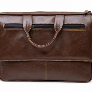 Premium Genuine Leather Business Briefcase – Brown Leather Office Bag