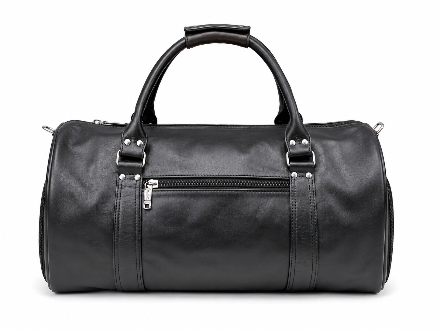Premium Genuine Leather Duffel Bag – Black Leather Travel & Weekender Bag Premium Genuine Leather Duffel Bag – Black Leather Travel & Weekender Bag