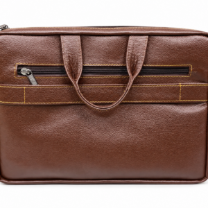 Premium Genuine Leather Business Briefcase – Brown Leather Office Bag