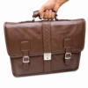 Genuine Brown Leather Briefcase Bag Genuine Brown Leather Briefcase Bag