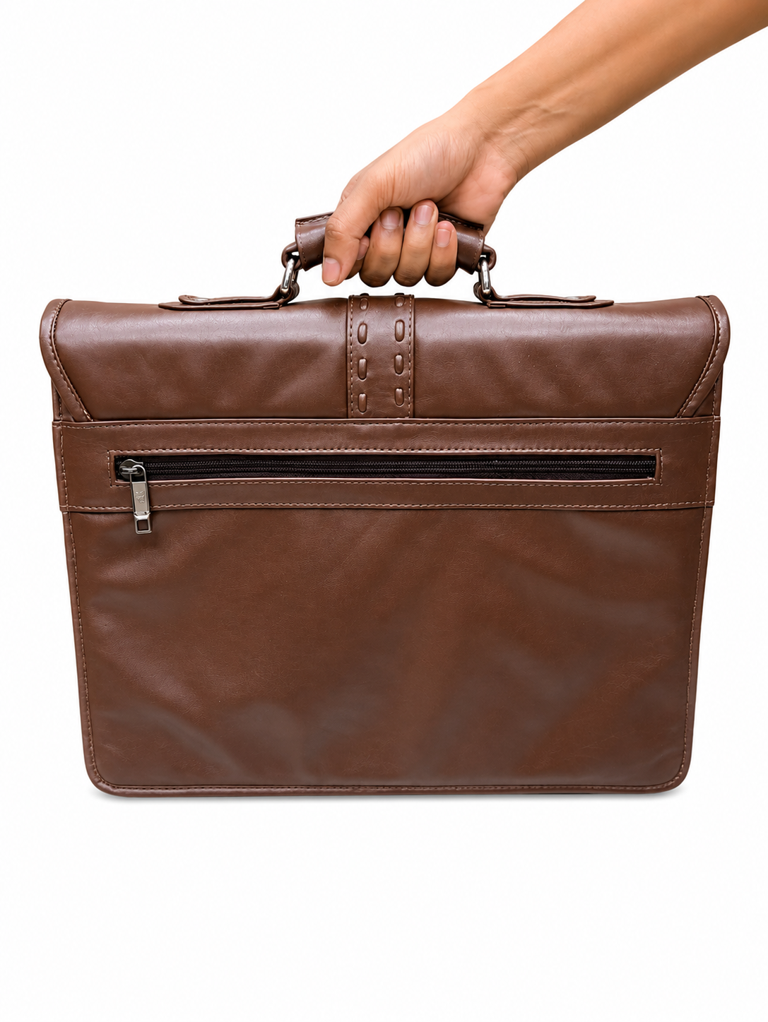 Genuine Brown Leather Briefcase Bag Genuine Brown Leather Briefcase Bag