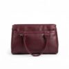 maroon leather handbag wine red leather handbag