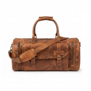 Leather Weekender Bag for Men