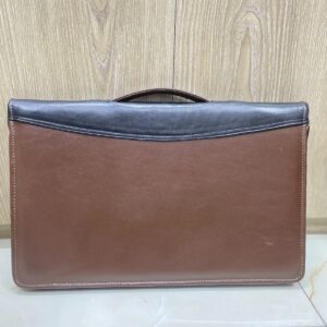 executive leather portfolio bag