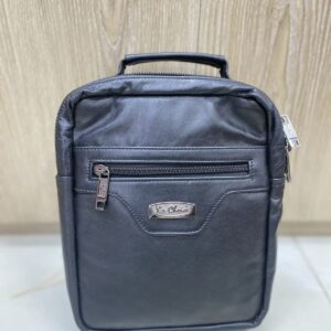 small leather organizer bag with handle