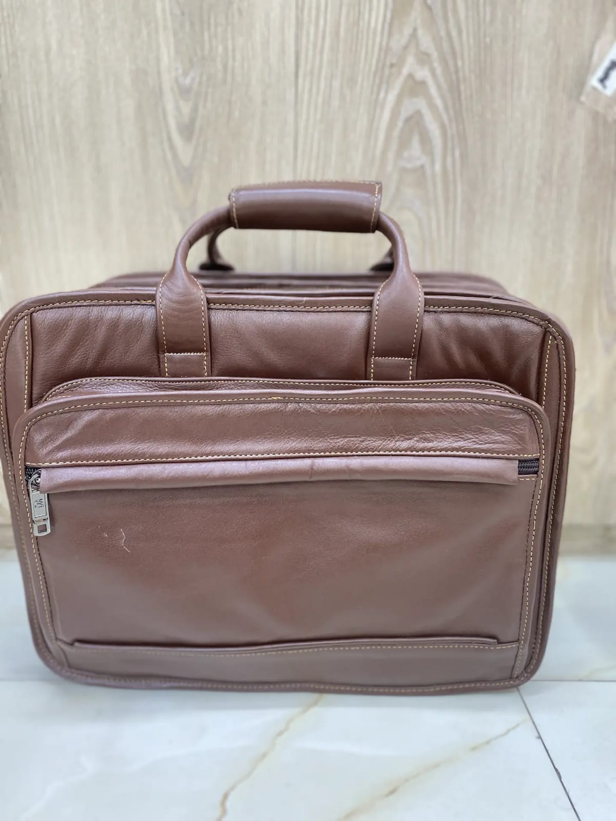 large leather laptop bag for men brown leather expandable briefcase
