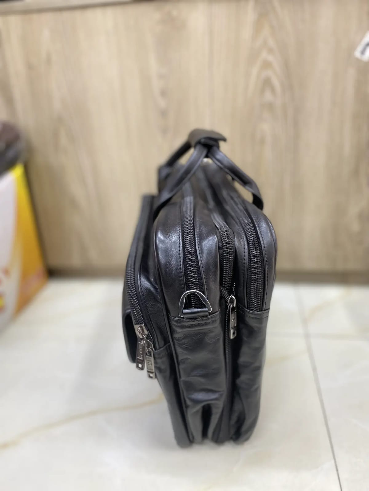multi compartment business briefcase black black leather expandable briefcase with lock