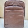 genuine cow leather laptop backpack