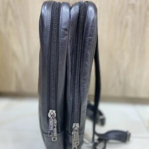 genuine cow leather laptop backpack