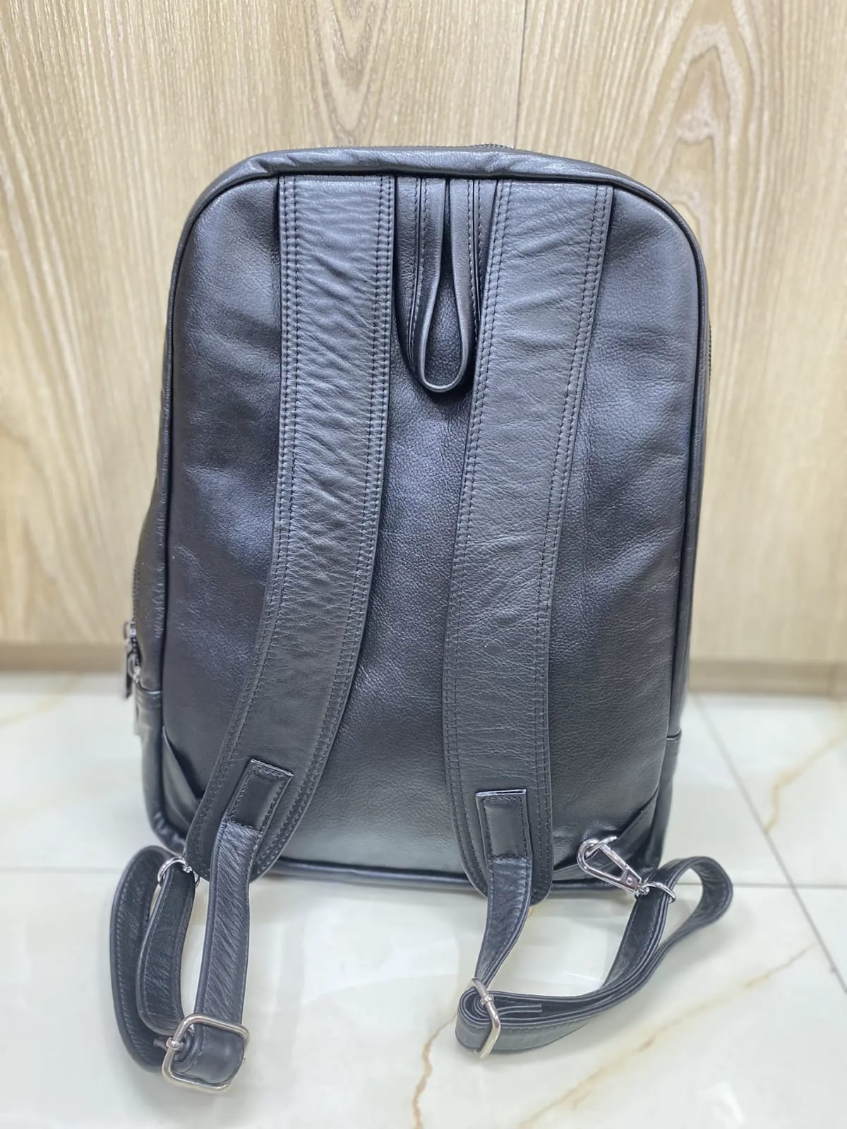 padded strap leather backpack men padded strap leather backpack men