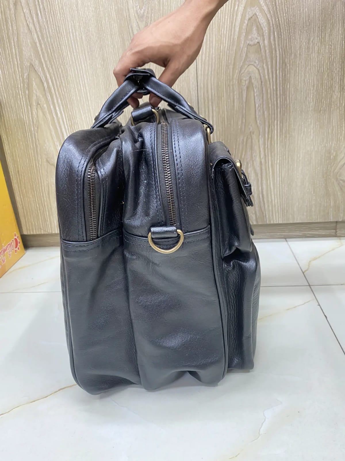 utility style leather laptop bag utility style leather laptop bag