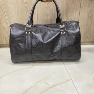 Genuine Cow Leather Travel Bag | Weekender Duffel for Men