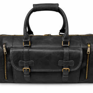 Genuine Vintage Leather Duffel Bag