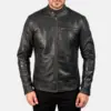 Men's Dean Black Leather Biker Jacket Men's Dean Black Leather Biker Jacket